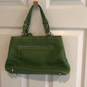Coach Spring leather purse .. 13 x9 inches